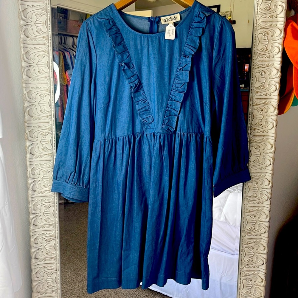 Listicle Babydoll Dress